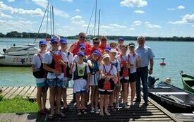 Ob&oacute;z żeglarski dla dzieci ze Szkoły Mistrzostwa Sportowego w Szklarskiej Porębie w Powiecie Wolsztyńskim 4