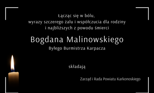 Zdjęcie do Kondolencje