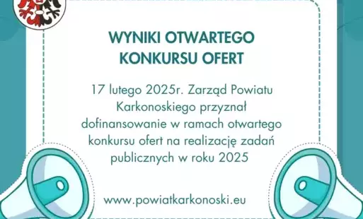 Zdjęcie do Wyniki otwartego konkursu na realizację zadań publicznych w 2025r.