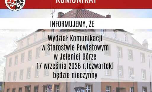 Zdjęcie do KOMUNIKAT!