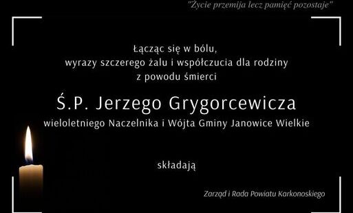 Zdjęcie do Kondolencje