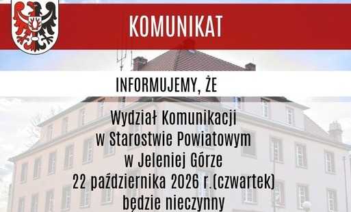 Zdjęcie do Komunikat
